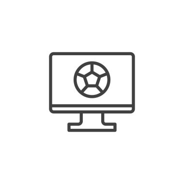 Futbol Canlı Maç çizgisi simgesi