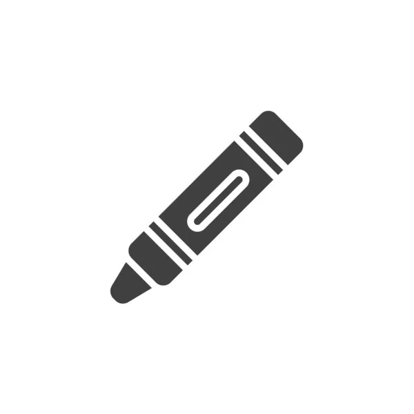 Icona vettoriale matita pastello — Vettoriale Stock