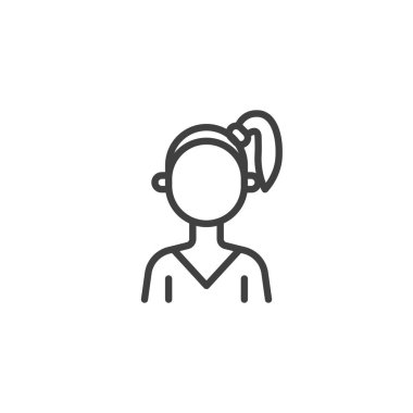 Yüzsüz kız portresi simgesi