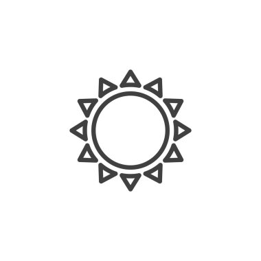 Isı kipi düğmesi vektör simgesi