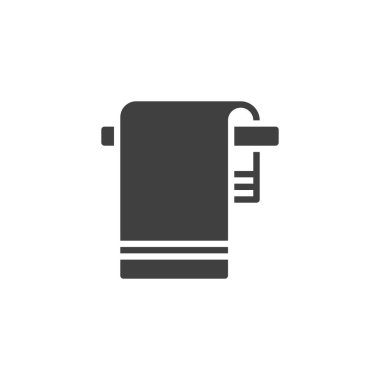 Havlu tutucu vektör simgesi