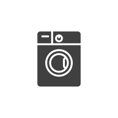 Çamaşır makinesi vektör simgesi