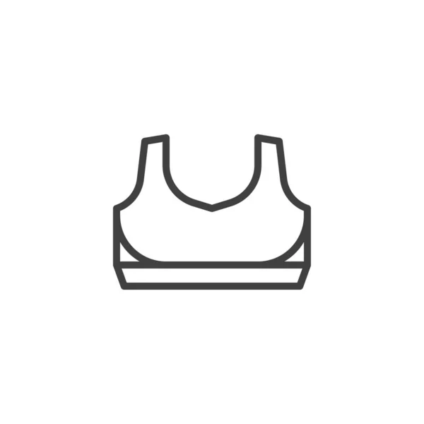 Fitness Lijn Icoon Lineair Stijlteken Voor Mobiel Concept Webdesign Vrouwen — Stockvector