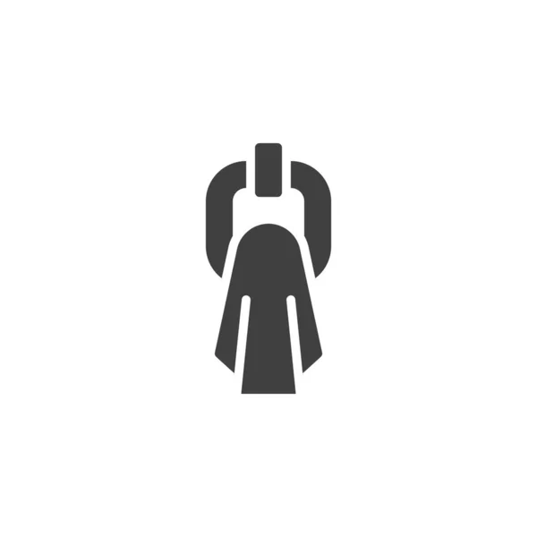Porta asciugamani icona vettoriale — Vettoriale Stock