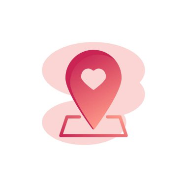 Buluşma yeri tutucuyla düz simge