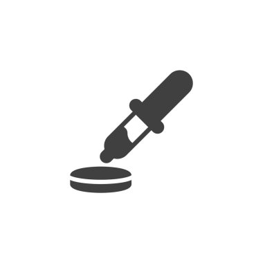 Laboratuvar araştırma vektör simgesi