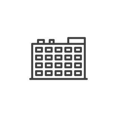 Belediye yapı çizgisi simgesi