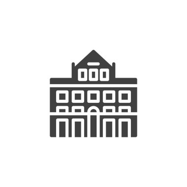 İkametgah oluşturma vektörü simgesi