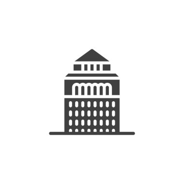 İkametgah oluşturma vektörü simgesi