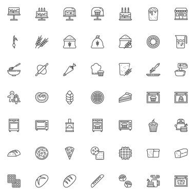 Fırın satışı simgeleri ayarlandı