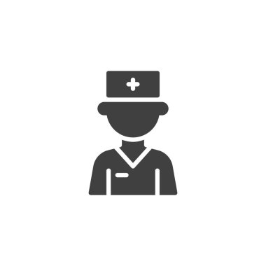 Doktor karakter çizgisi simgesi