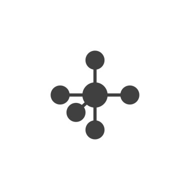 Trigonal bipiramidal yapı vektörü simgesi