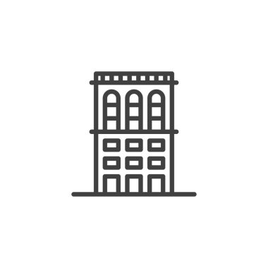 Satırı simgesi bina konut