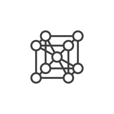 Sodyum oksit yapı çizgisi simgesi