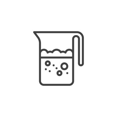 Fırın sürahi çizgisi simgesi