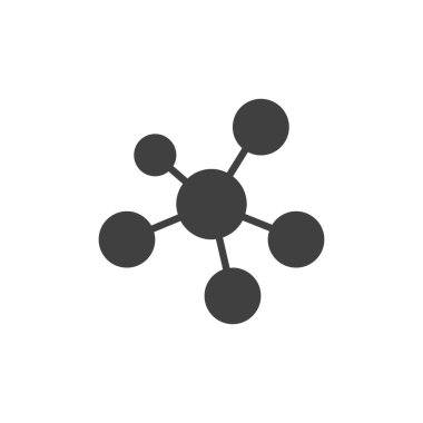 Kare piramit yapı vektörü simgesi