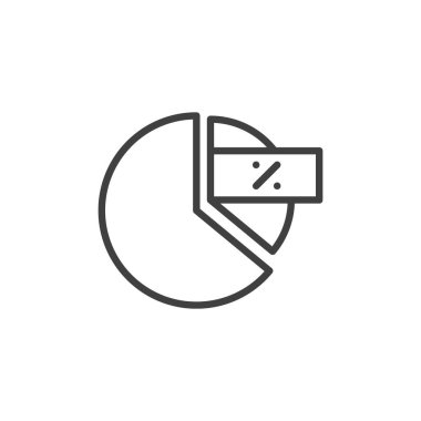 İndirimli diyagram çizelgesi simgesi