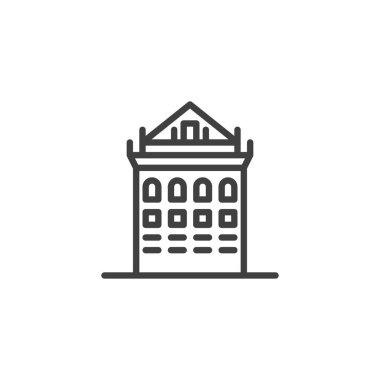 Satırı simgesi bina konut