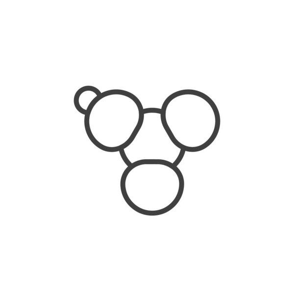 иконка линии молекулярной геометрии hno3
