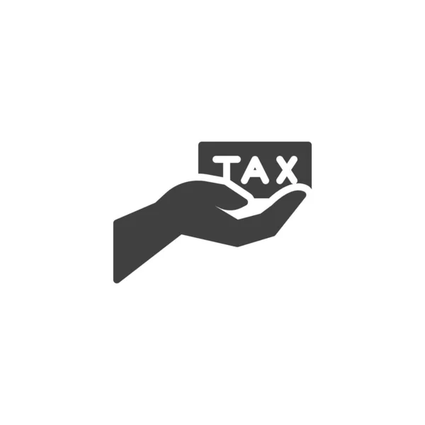 Hand geven belasting vector icoon — Stockvector