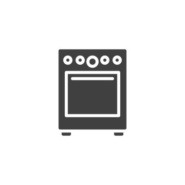 Fırın vektör simgesi pişiriliyor