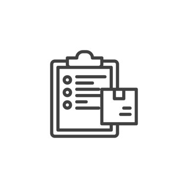 Paket teslimatı belge satırı simgesi