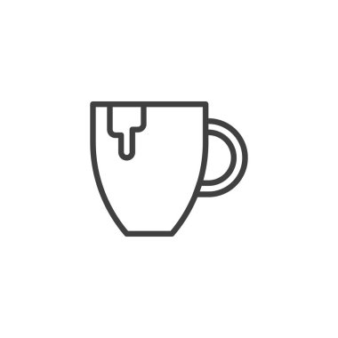 Çikolatalı içecek ikonu.