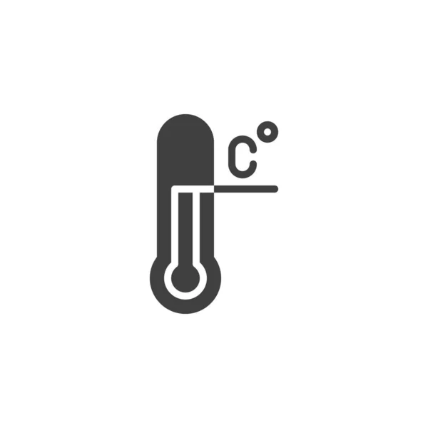 Límites de temperatura icono vectorial — Vector de stock