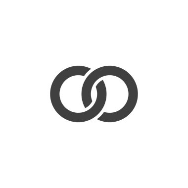 Alyanslar çift vektör simgesi