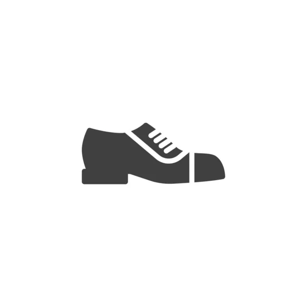 Bräutigam Schuhe Vektor-Symbol — Stockvektor