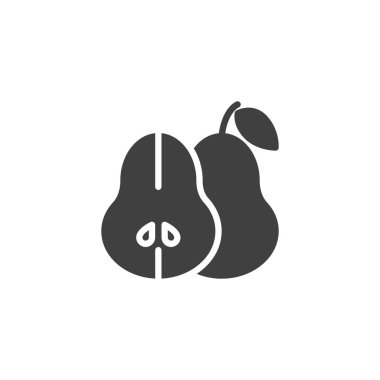 Armut meyve vektör simgesi