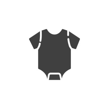 Bebek giyimi vücut giysisi vektör simgesi