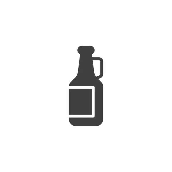 Εικονίδιο φορέα μπουκάλι μπύρα — Διανυσματικό Αρχείο