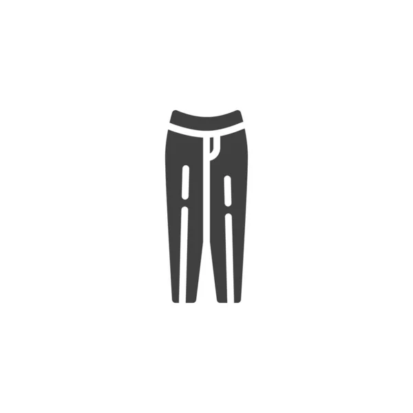 Female pants vector icon — Stock Vector