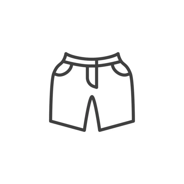 Ikona pánské šortky — Stockový vektor