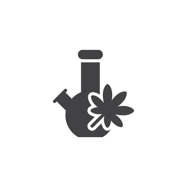 Concept Cannabis Médical Signe Style Linéaire Pour Concept Mobile Web — Image vectorielle