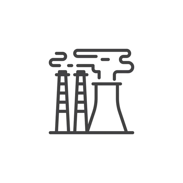 Ícone Planta Química Simplesmente Ilustração Vetorial —  Vetores de Stock