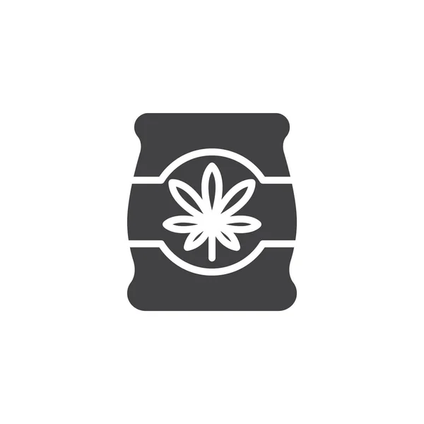 Medical Cannabis Icon Simply Vector Illustration — 스톡 벡터