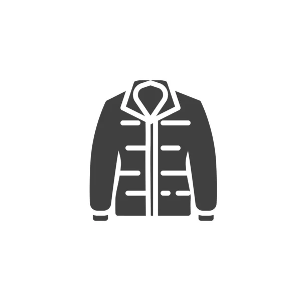 Chaqueta Hombre Icono Vector Signo Plano Lleno Para Concepto Móvil — Archivo Imágenes Vectoriales