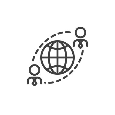 Genel Yönetim çizgi simgesi