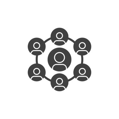 Millet, iletişim vektör simgesi. Mobil konsept ve web tasarımı için düz tabela. Kullanıcı ağ bağlantı simgesi. Sembol, logo çizimi. Vektör grafikleri