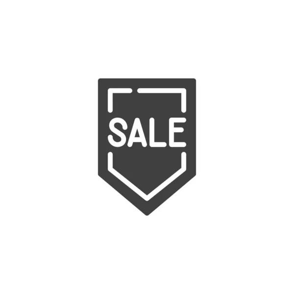 Preço de venda ícone vetor adesivo — Vetor de Stock