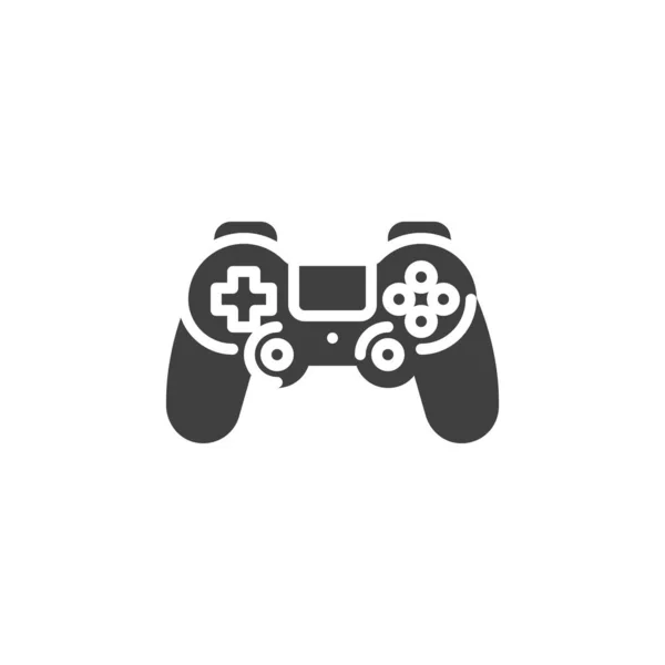 Game Controller Vector Icon Filled Flat Sign Mobile Concept Web — Stock Vector