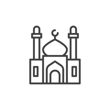 İslam cami çizgisi simgesi