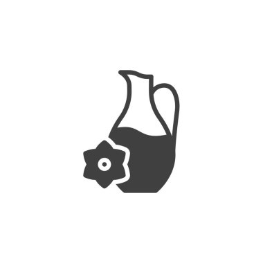 Spa masaj terapisi vektör simgesi