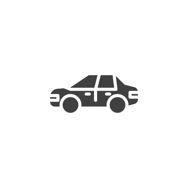 Sedan car vector icon — Stock Vector