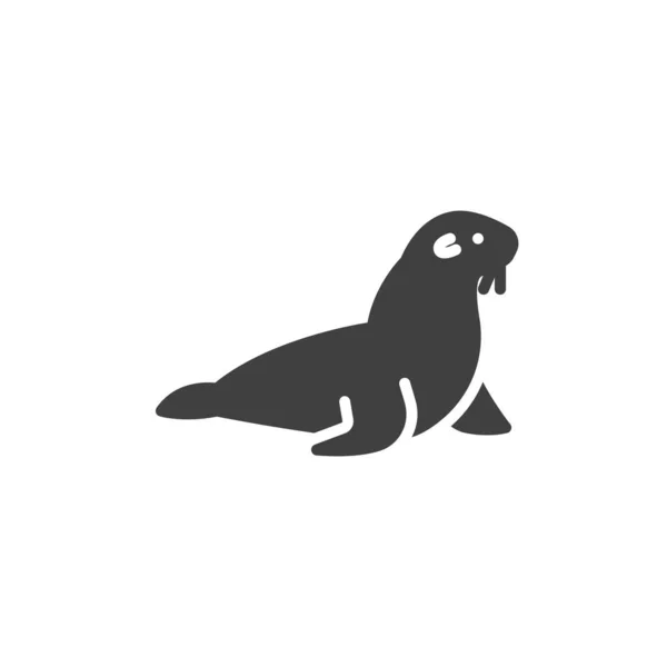 Vectoricoon zeeleeuw — Stockvector