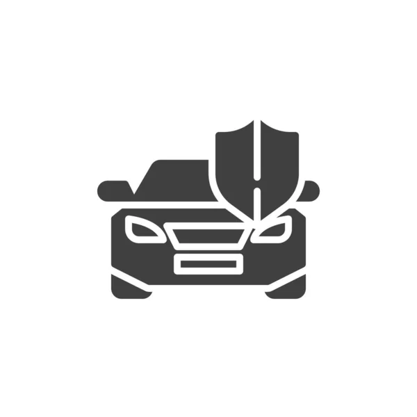 Icône vectorielle d'assurance automobile — Image vectorielle
