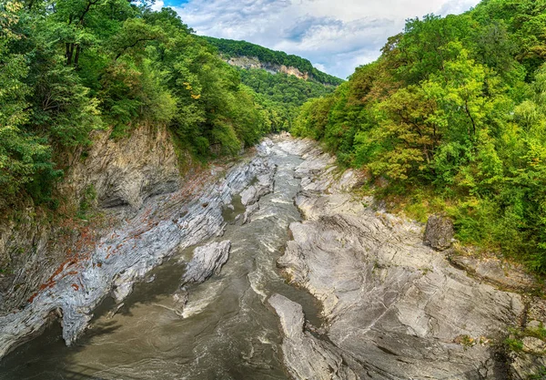 River Belaya (White) in Adygeya — Stock Photo, Image