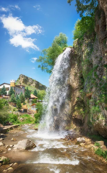 Waterfall "Medovy", Russia — Stock Photo, Image